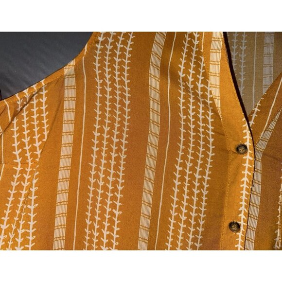 WOMENS J For Justify V-Neck Sleeveless Shirt Dress 2X BUTTON DOWN LIGHT WEIGHT - Picture 4 of 13